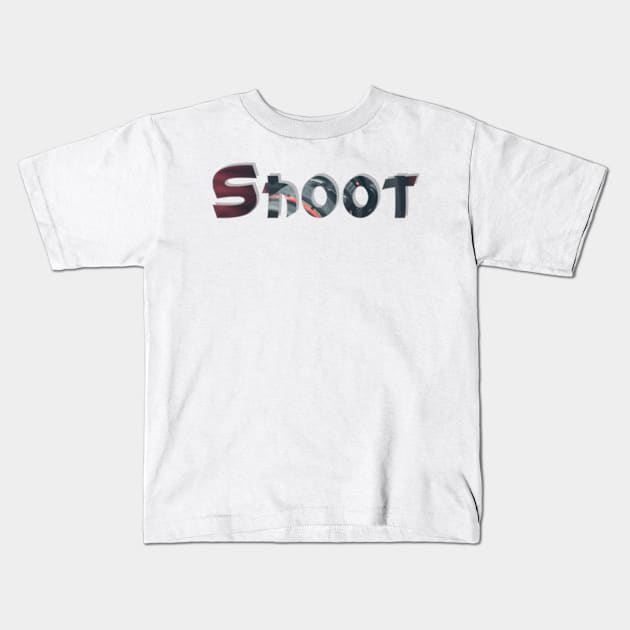 Shoot Kids T-Shirt by afternoontees